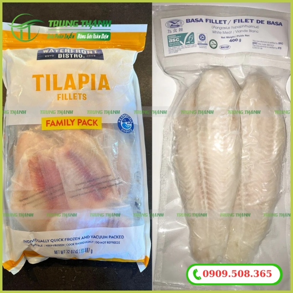 Bao bì cá Basa fillet