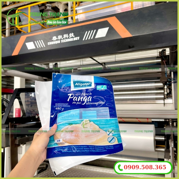Bao bì cá Basa sản xuất và in ấn tại Trung Thành
