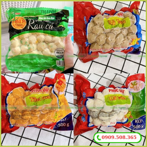 Bao bì cá viên các loại