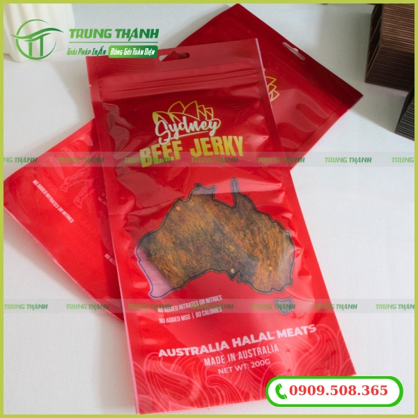Bao bì đựng bò khô siêu đẹp