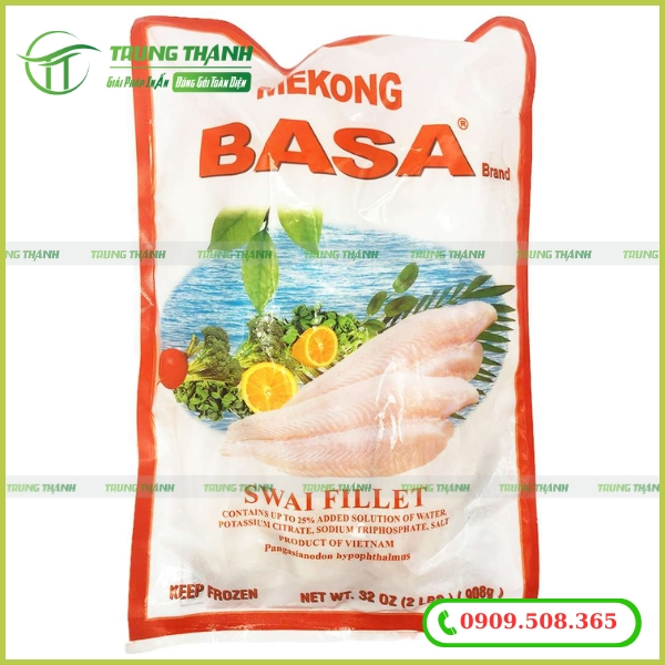 Bao bì đựng cá Basa Mekong
