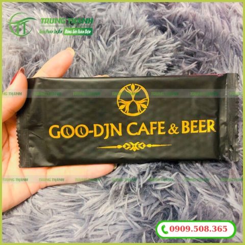 Bao bì đựng khăn lạnh cho quán nhậu