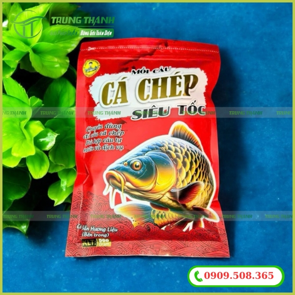 Bao bì đựng mồi câu cá