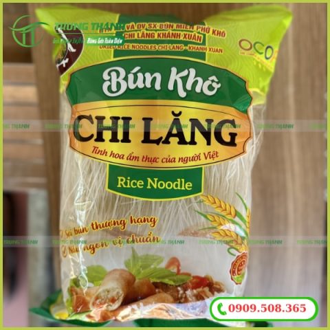 Bao bì hàn lưng đựng bún khô