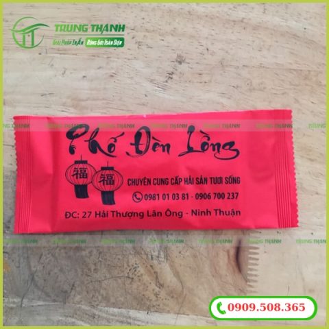 Bao bì khăn lạnh cho nhà hàng