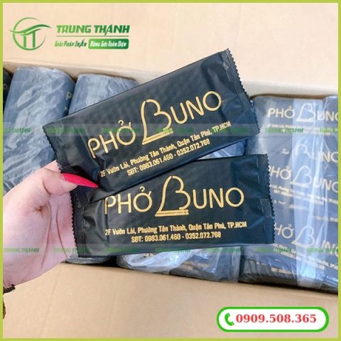 Bao bì khăn lạnh đựng phở