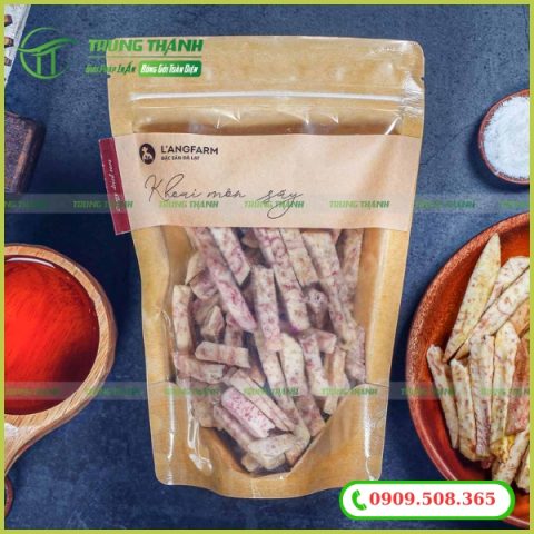 Bao bì khoai môn sấy