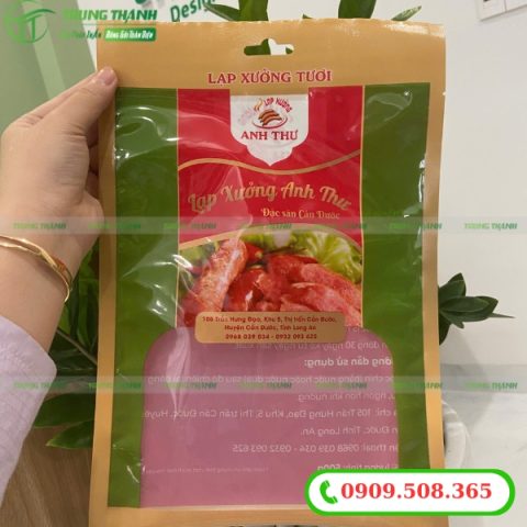 Bao bì màng ghép đựng lạp xưởng