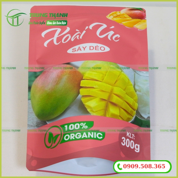 Bao bì màng ghép đựng xoài sấy siêu chất lượng