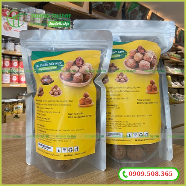 Túi đựng vải thiều sấy khô