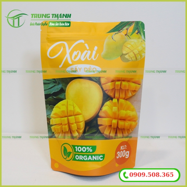 Bao bì xoài sấy dẻo siêu đẹp