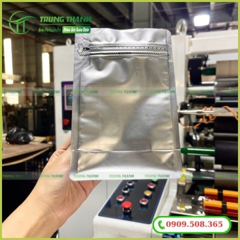 Bao bì zip bạc 8 cạnh siêu đẹp