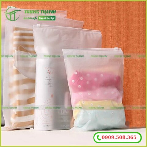 Bao bì zipper đựng áo quần giá rẻ