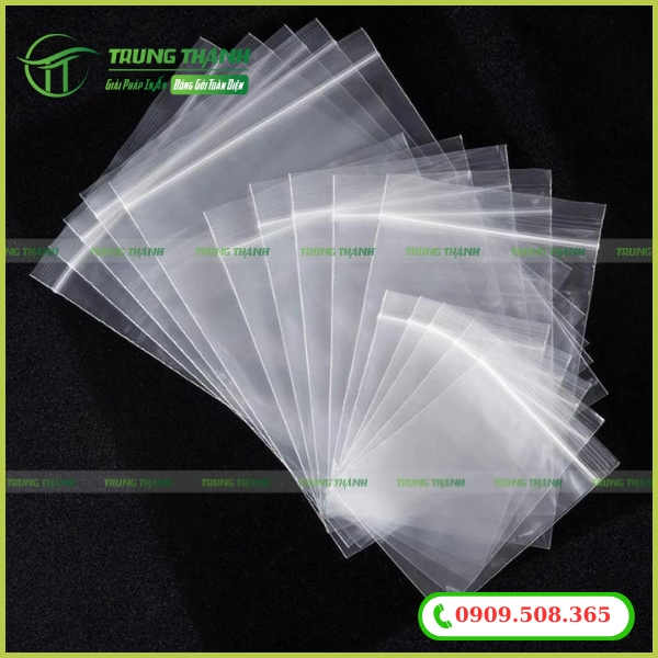 Bịch zip chỉ trắng