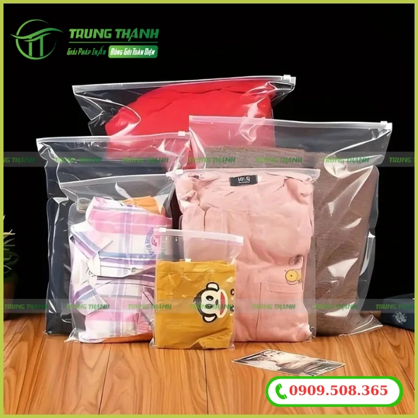 Bịch zip có đựng áo quần