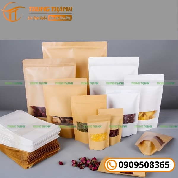 Bịch zip giấy đựng thực phẩm