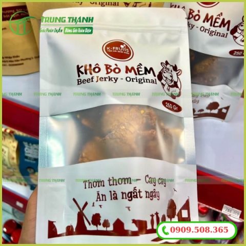 In ấn bao bì bò khô sắc nét