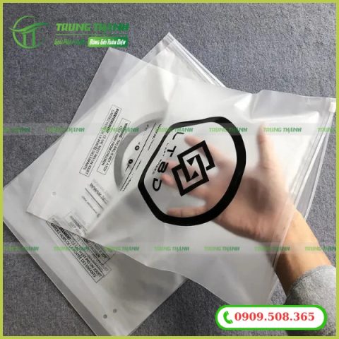 In bao bì có khóa kéo