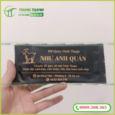 In bao bì khăn lạnh sắc nét