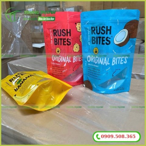 In logo thương hiệu túi zip màu