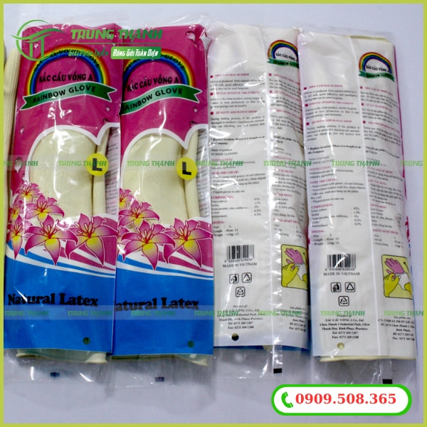 In thông tin sắc nét lên bao bì găng tay