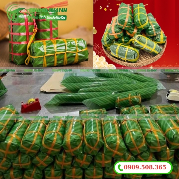 Lá giả chuối làm bánh trưng, bánh giò