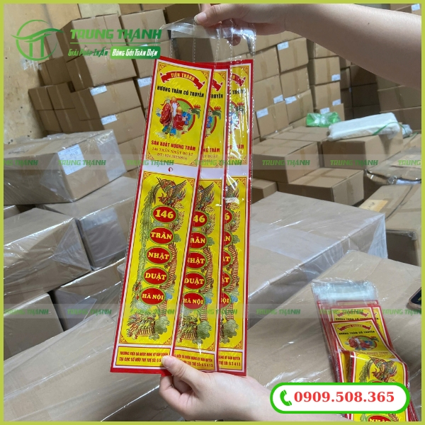 Mẫu bao bì đựng nhang giá rẻ