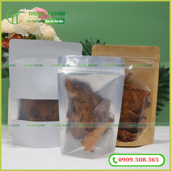 Một số mẫu bao bì túi zip trại Trung Thành