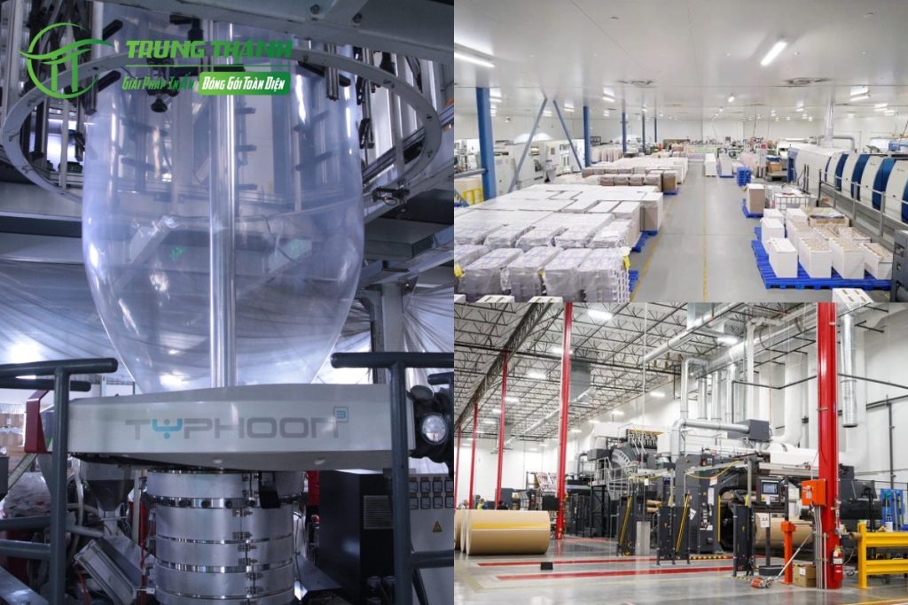 Nhà xưởng sản xuất hiện đại và quy mô lớn tại Trung Thành