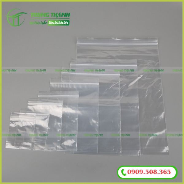 Nhận sản xuất túi zip chỉ trắng giá sỉ