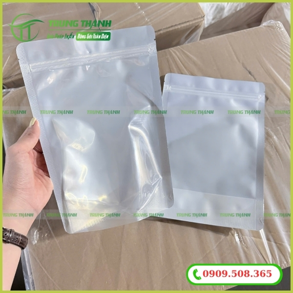 Nhận sản xuất túi zipper bạc giá sỉ tại TPHCM