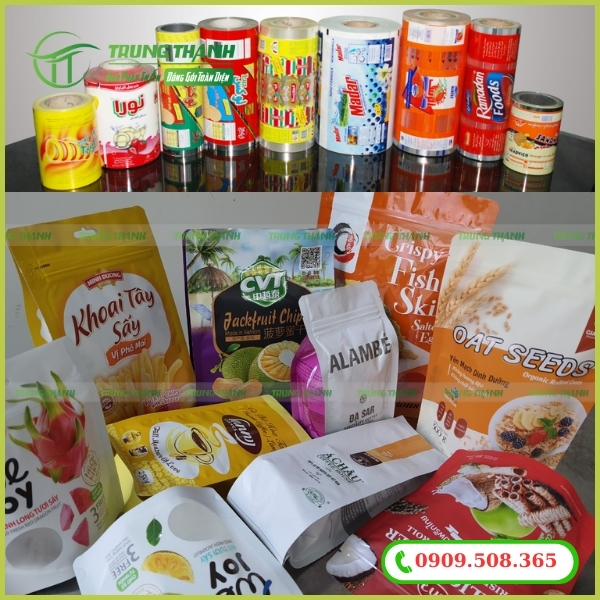 Sản phẩm bao bì màng ghép thiết kế bắt mắt, nổi bật