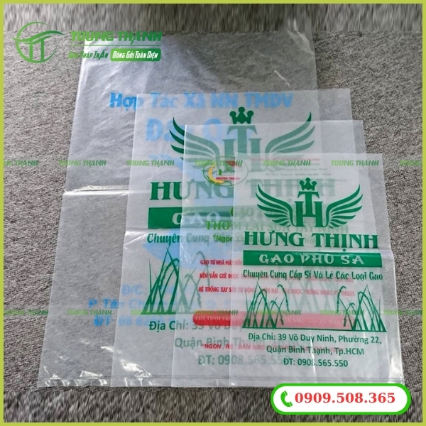 Sản xuất bao bì đựng gạo theo yêu cầu