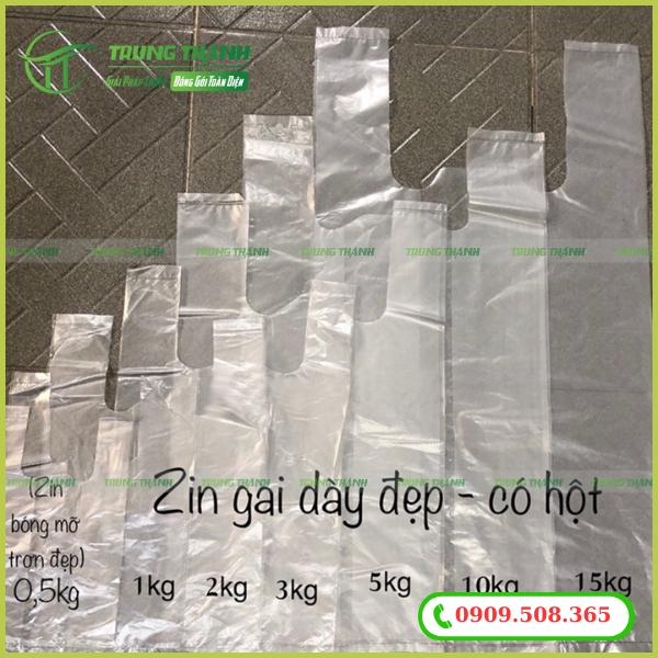 Sức chứa của bọc túi xốp zin