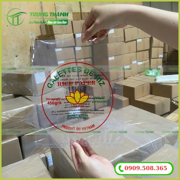 Túi OPP đựng bánh tráng