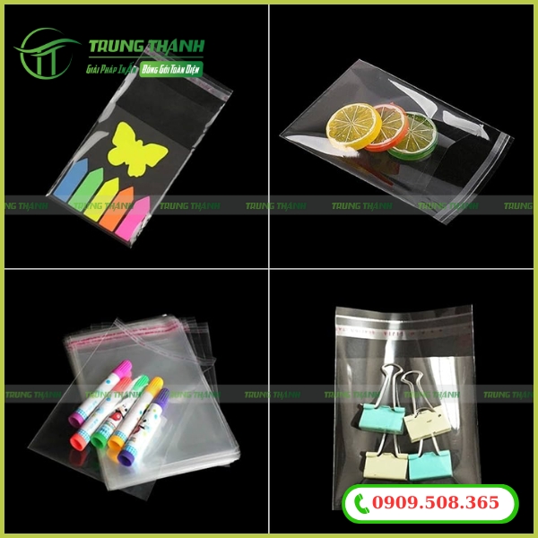 Túi OPP đựng dụng cụ văn phong phẩm