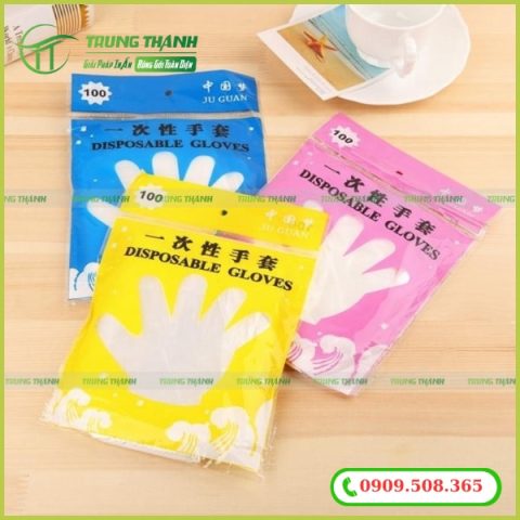 Túi OPP đựng găng tay cao su