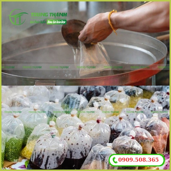 Túi PE nước lèo đựng chè, nước sinh tố