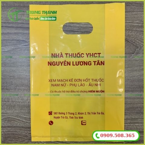 Túi có tay cầm hột xoài đựng thuốc