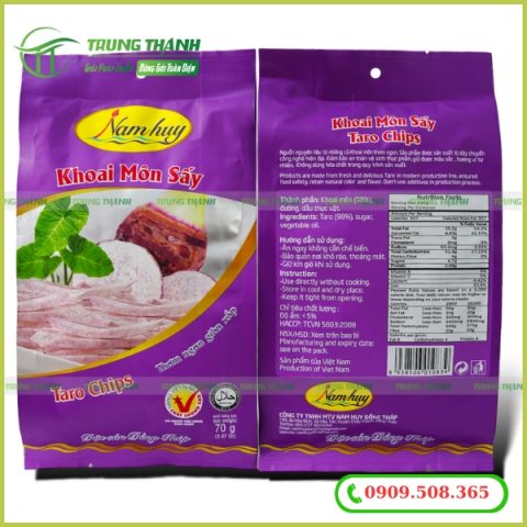 Túi đục lỗ đựng khoai môn sấy