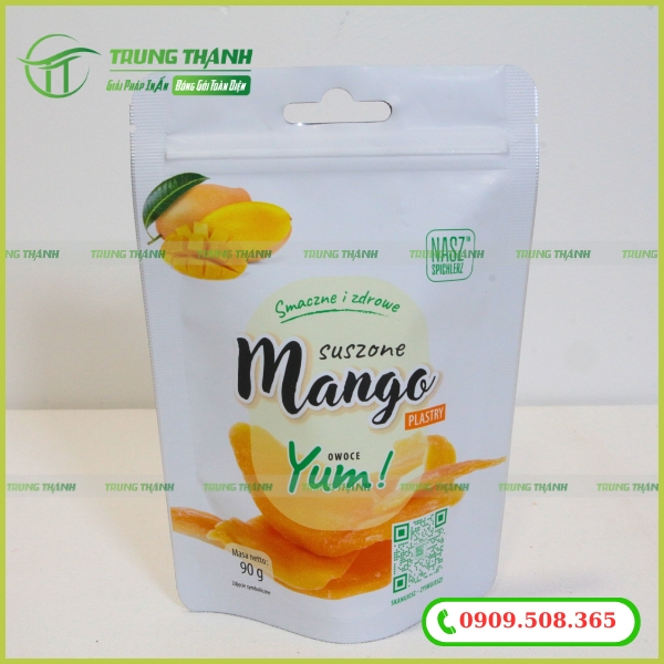 Túi đục lỗ đựng xoài sấy dẻo