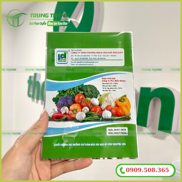 Túi đựng hạt giống rau củ