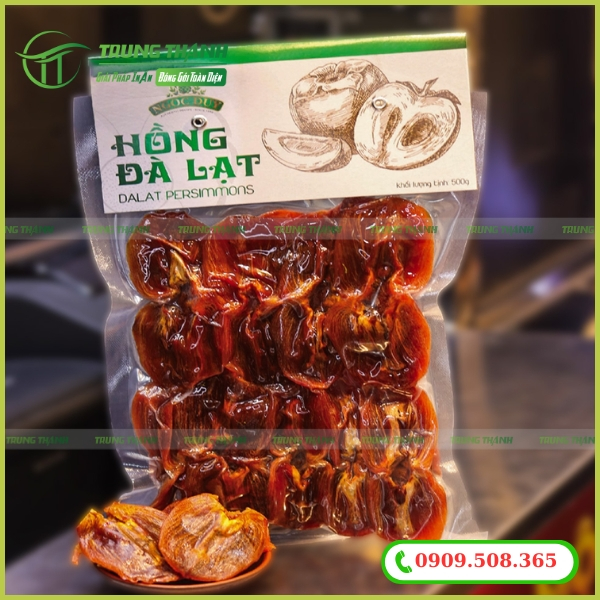 Túi hút chân không đựng hồng sấy