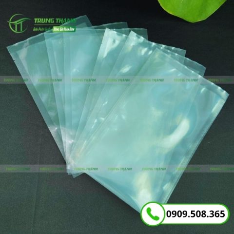 Túi trong suốt ép 3 biên