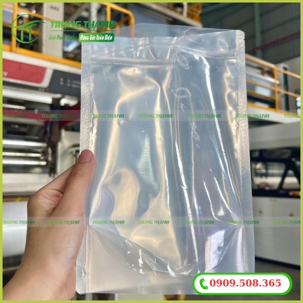 Túi zip 1 mặt trong đựng nước lẩu