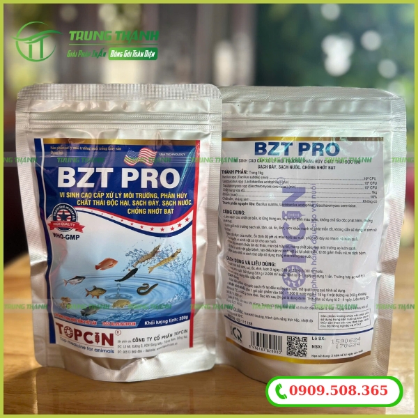 Túi zip bạc đựng thuốc thủy sản