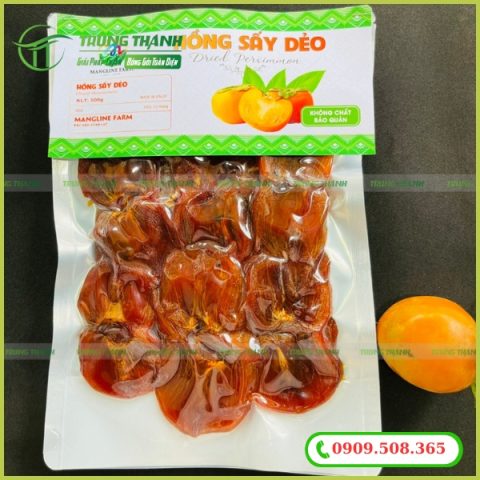 Túi zip bạc hút chân không đựng hồng sấy