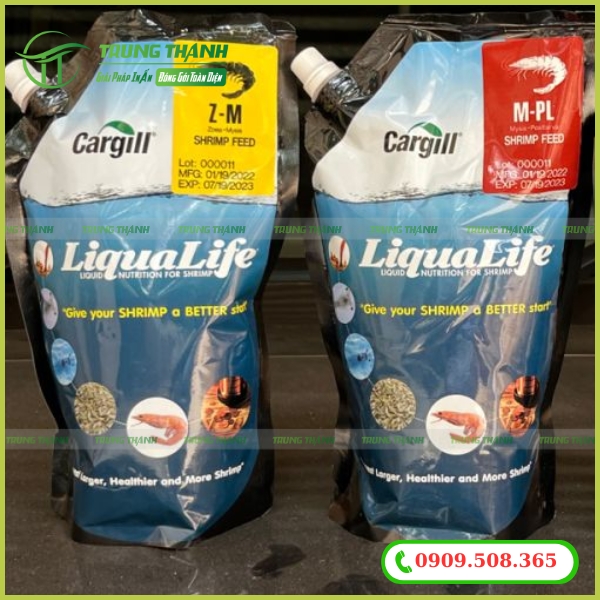 Túi zip có vòi đựng thuốc thủy sản