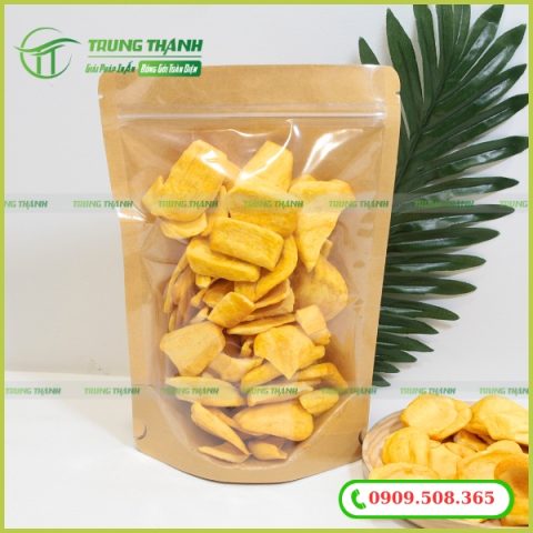 Túi zip đáy đứng đựng mít sấy