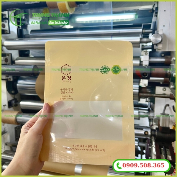 Túi zip đáy đựng màng ghép chất lượng